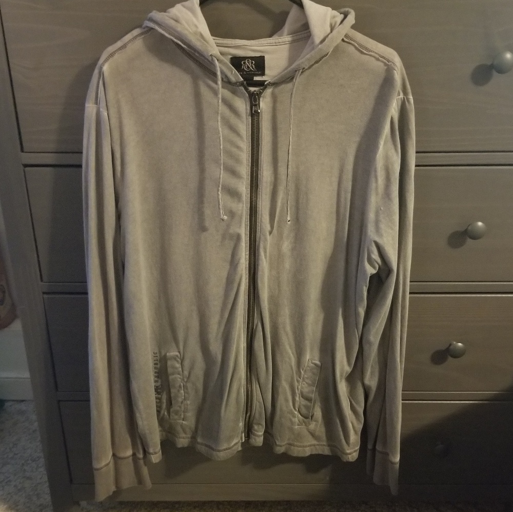 *Slightly worn* Rock & Republic zip up sweatshirt